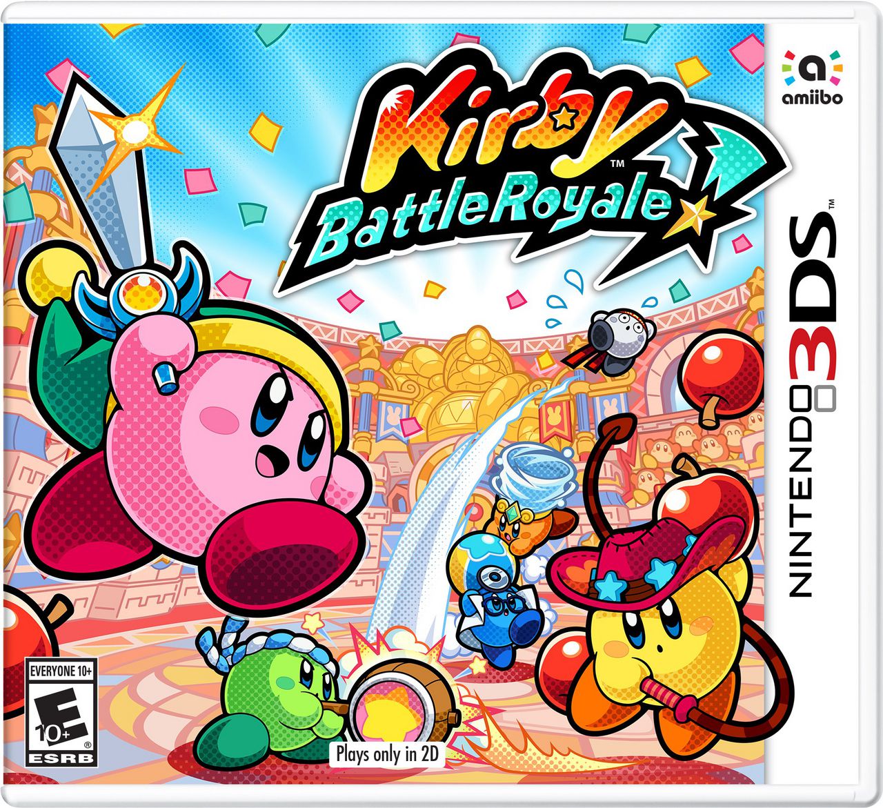 jaquette reduite de Kirby Battle Royale sur 3DS