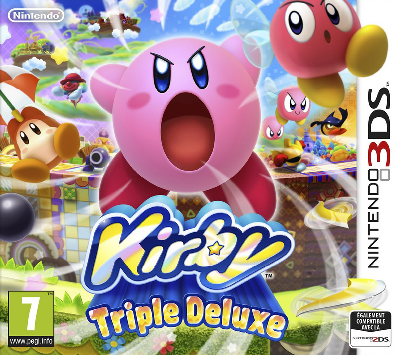 jaquette reduite de Kirby: Triple Deluxe sur 3DS