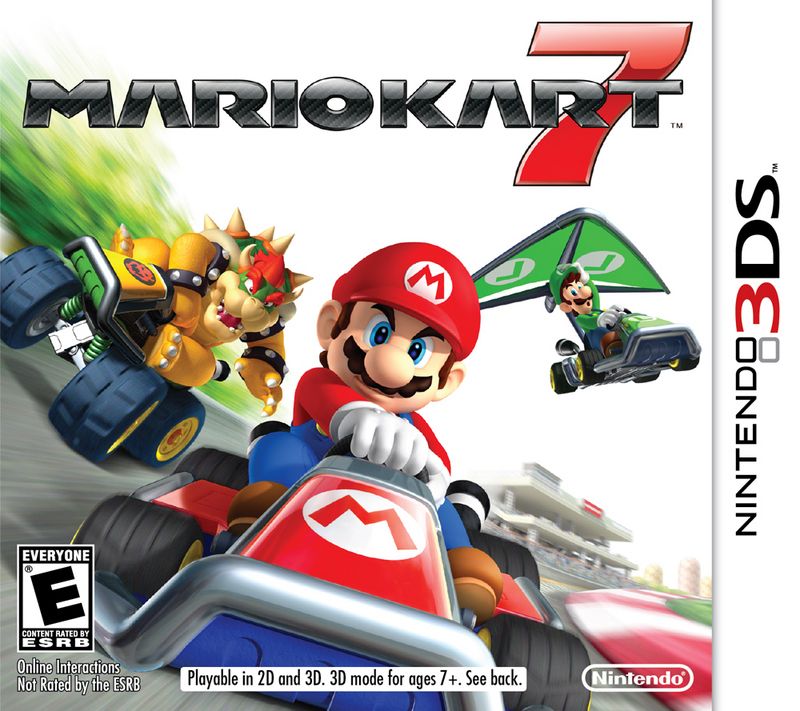 jaquette reduite de Mario Kart 7 sur 3DS