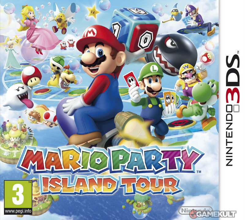jaquette reduite de Mario Party: Island Tour sur 3DS