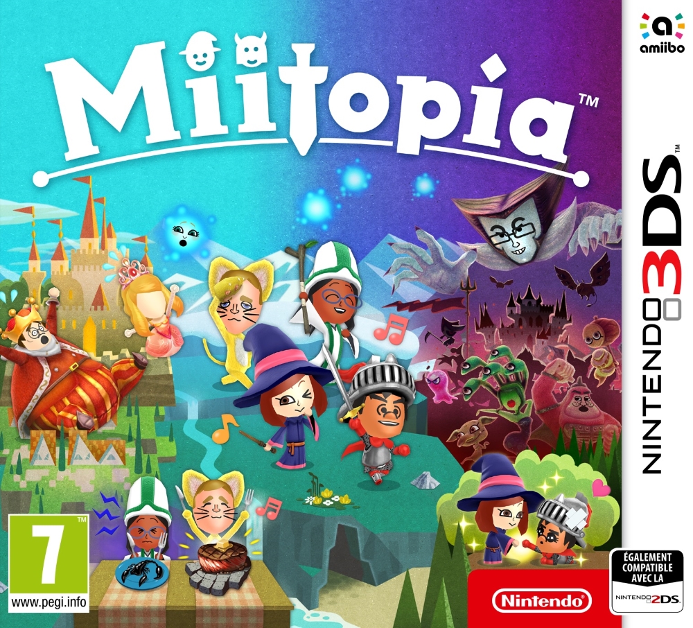 jaquette reduite de Miitopia sur 3DS