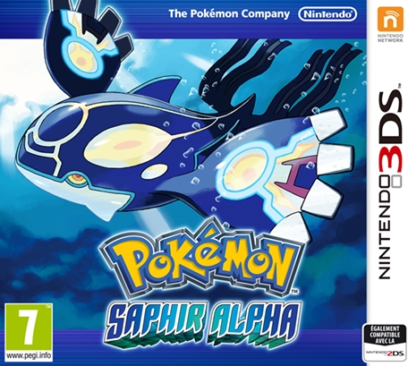 jaquette reduite de Pokémon Saphir Alpha sur 3DS