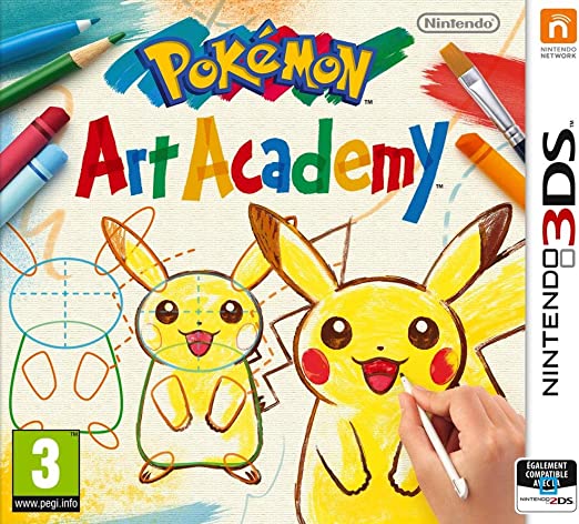 jaquette reduite de Pokémon Art Academy sur 3DS