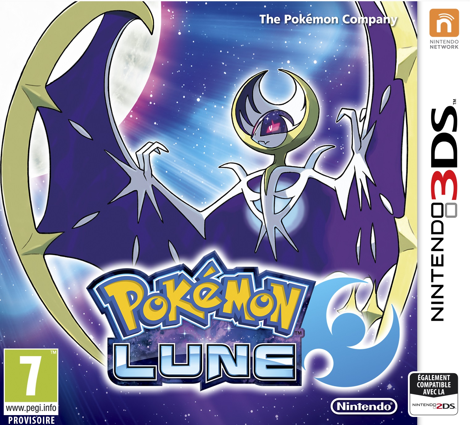 jaquette de Pokémon Lune sur 3DS