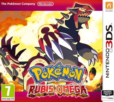 jaquette reduite de Pokémon Rubis Oméga sur 3DS