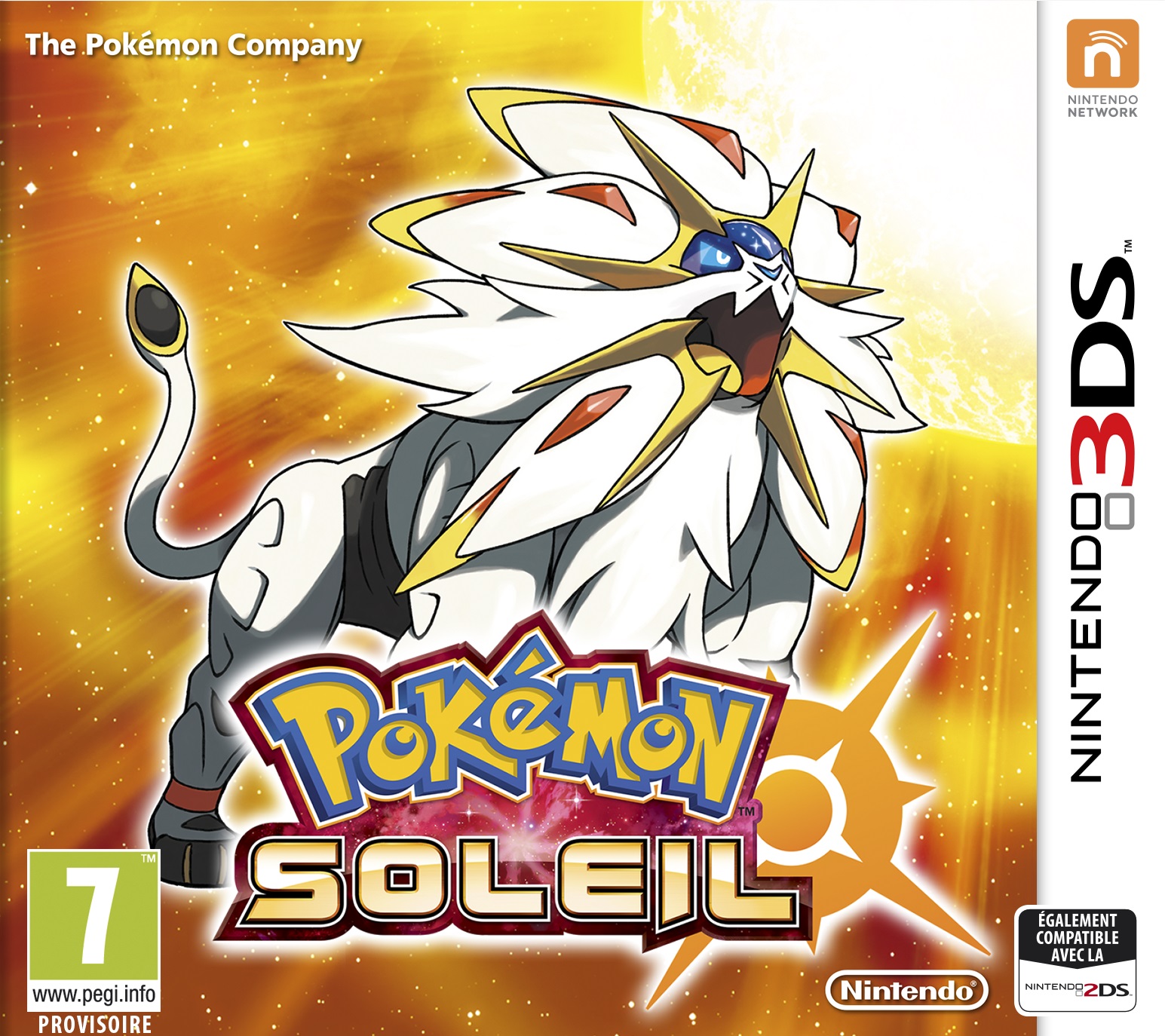 jaquette de Pokémon Soleil sur 3DS