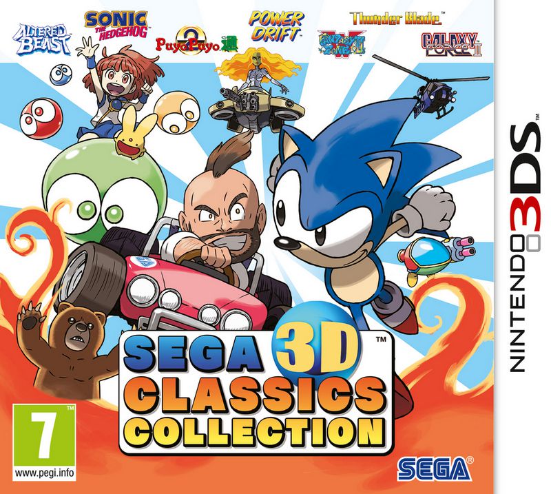 jaquette de Sega 3D Classics Collection sur 3DS