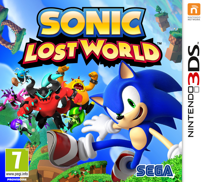 jaquette reduite de Sonic: Lost World sur 3DS