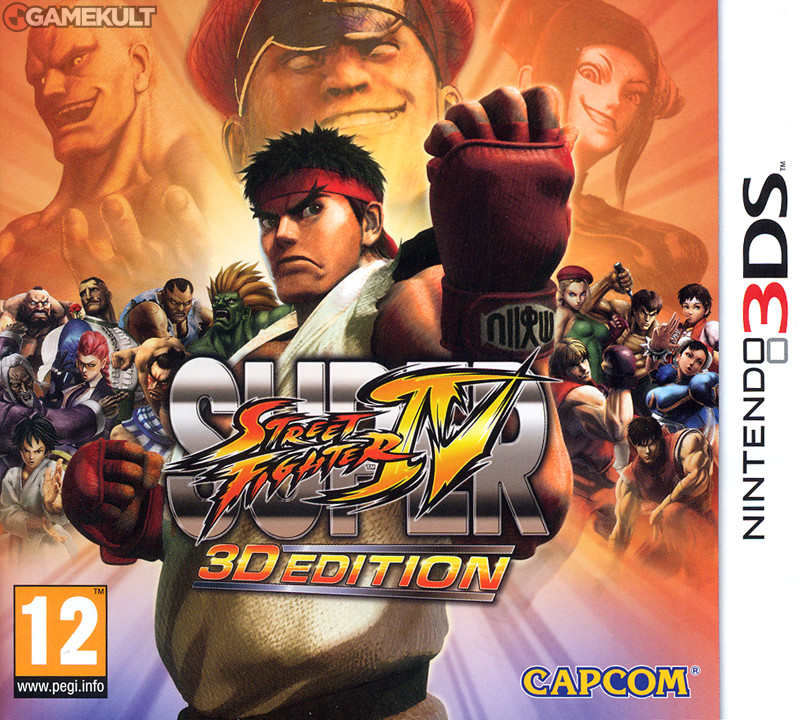 jaquette reduite de Super Street Fighter IV 3D Édition sur 3DS