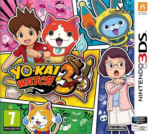 jaquette reduite de Yo-kai Watch 3 sur 3DS