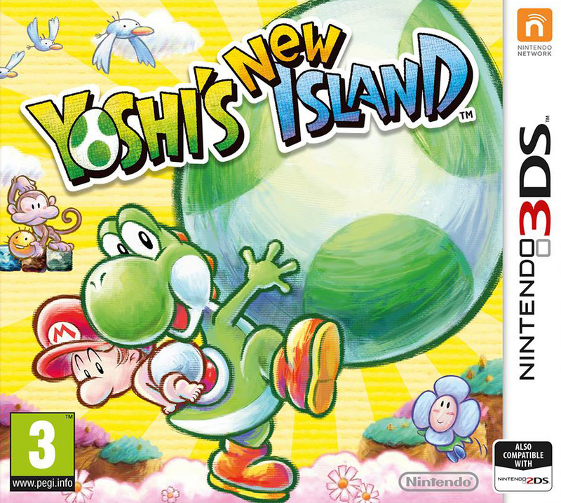 jaquette reduite de Yoshi's New Island sur 3DS