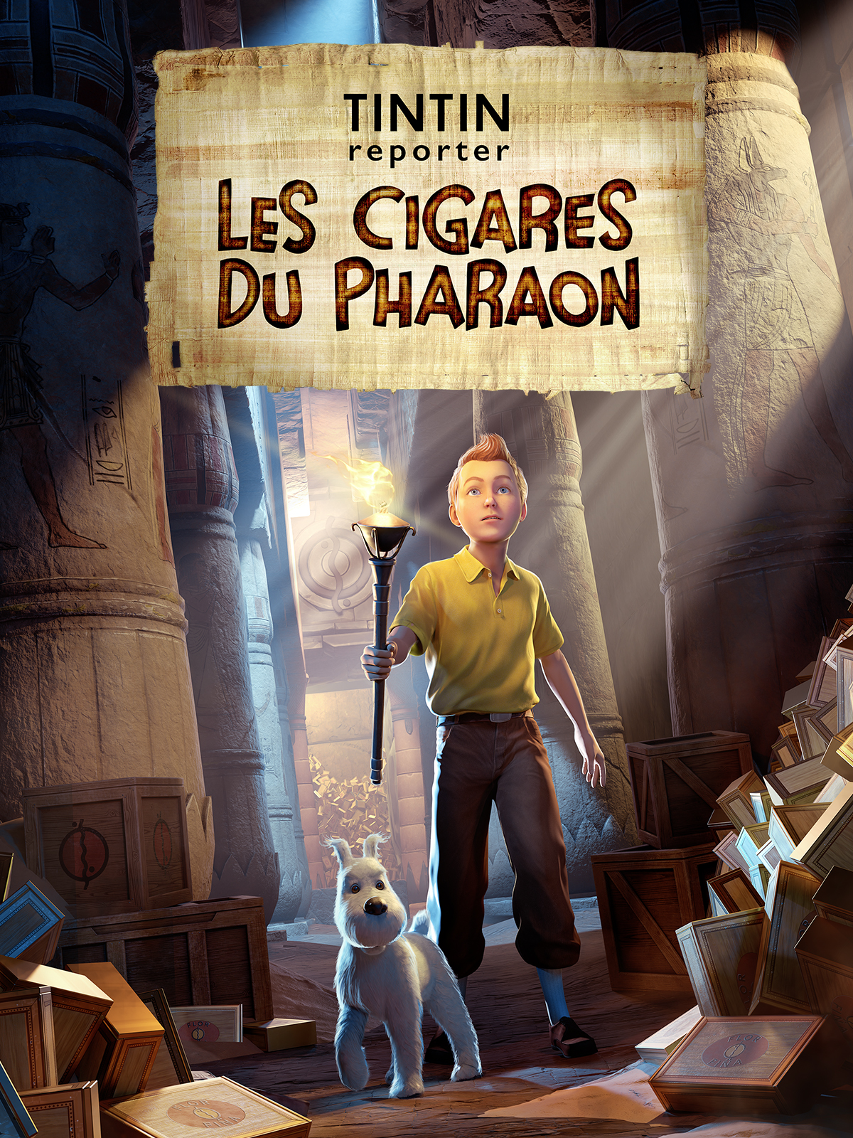jaquette de Tintin Reporter: Les Cigares du Pharaon sur PC