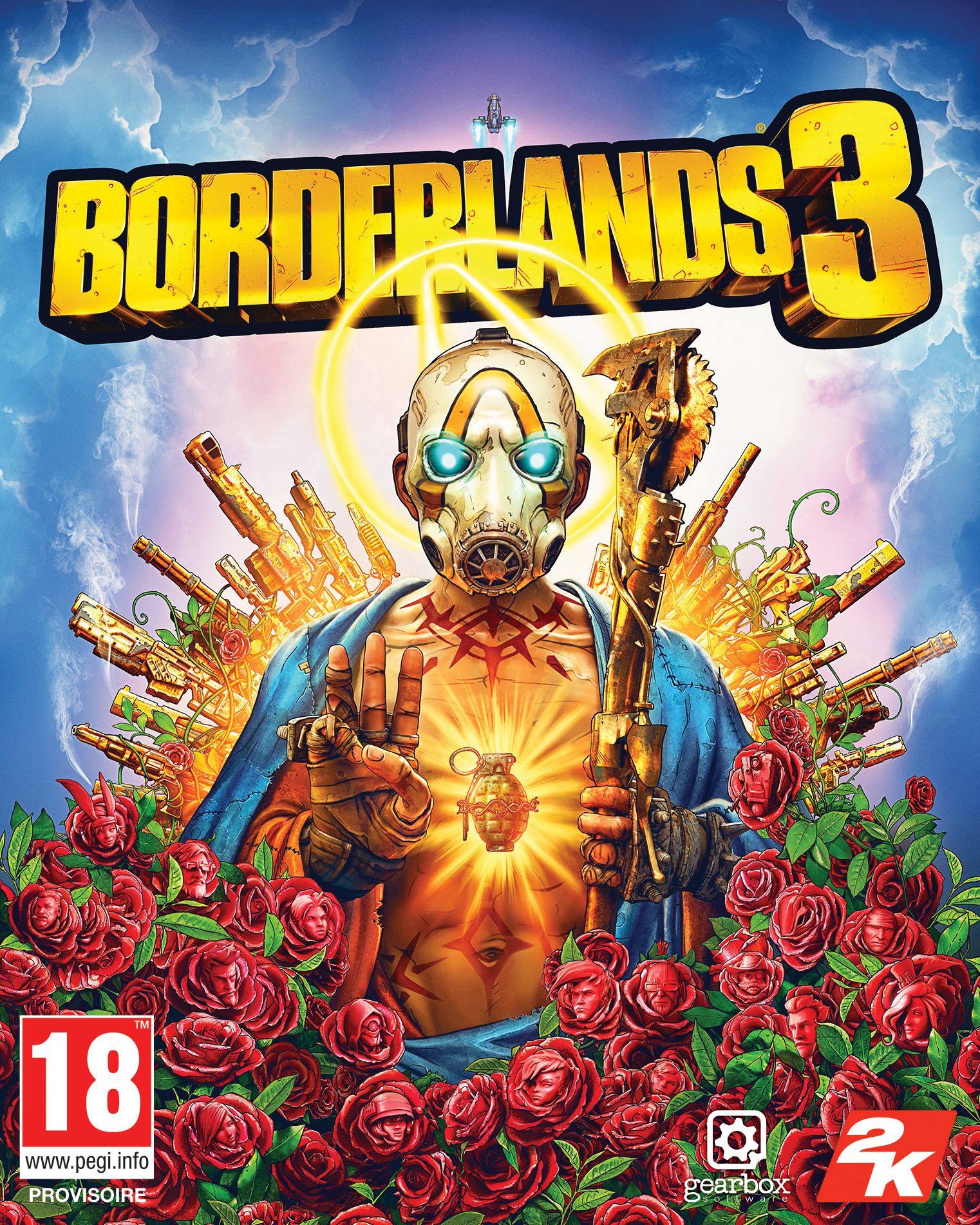 jaquette reduite de Borderlands 3 sur PC