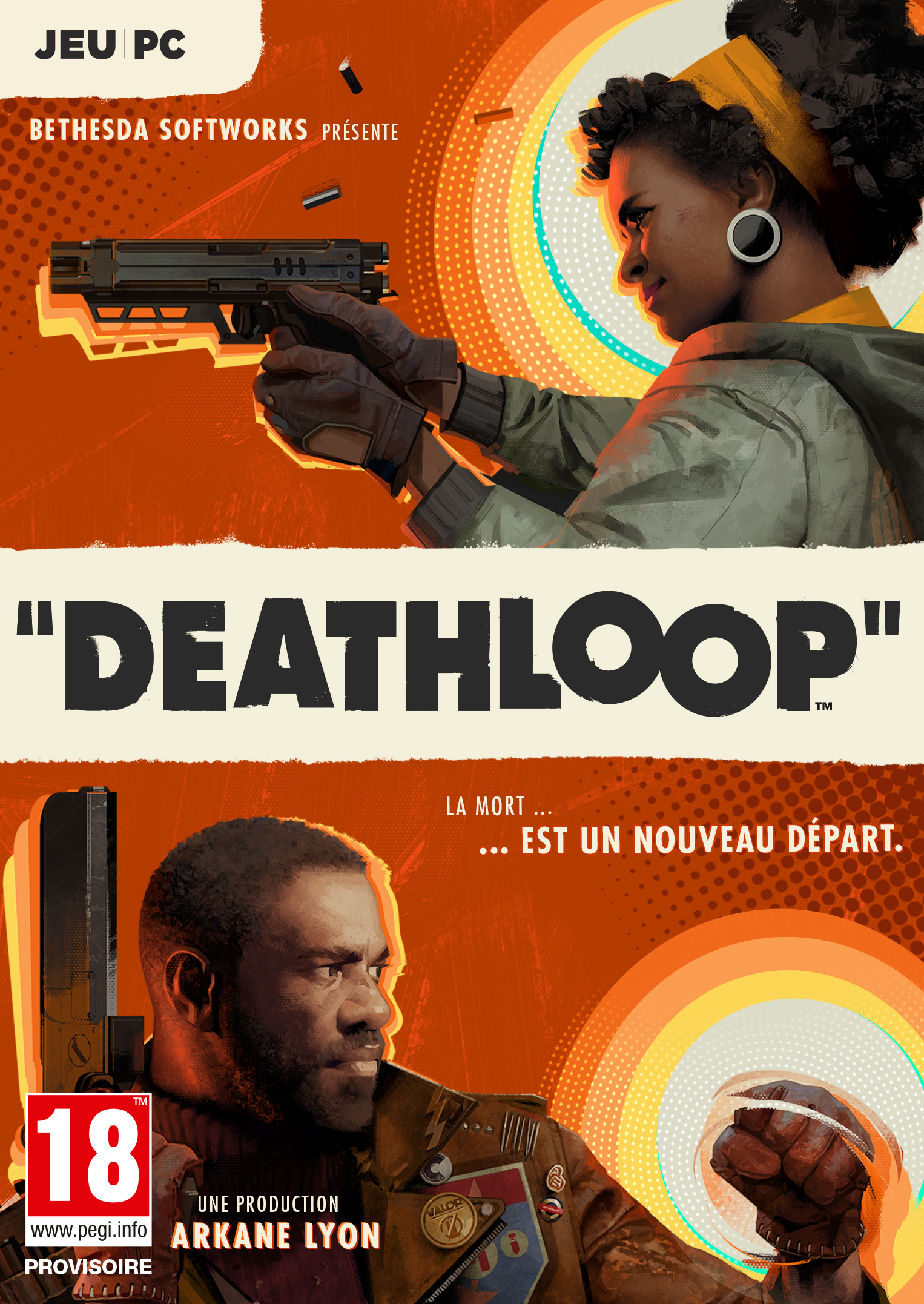 jaquette reduite de Deathloop sur PC