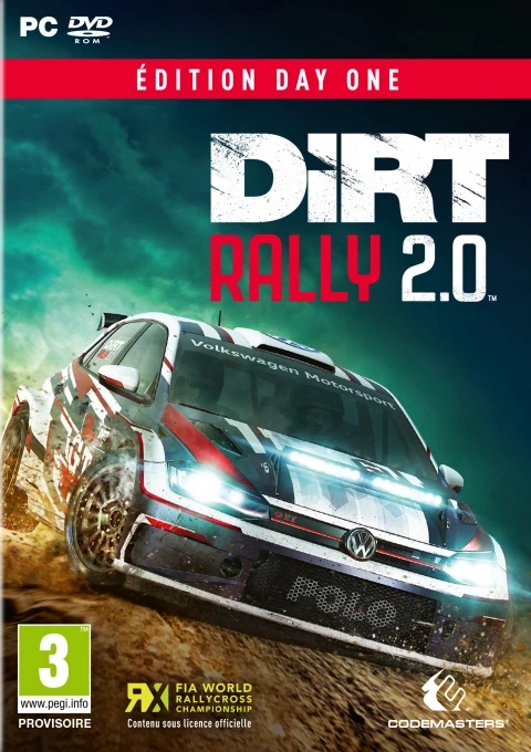 jaquette reduite de Dirt Rally 2.0 sur PC