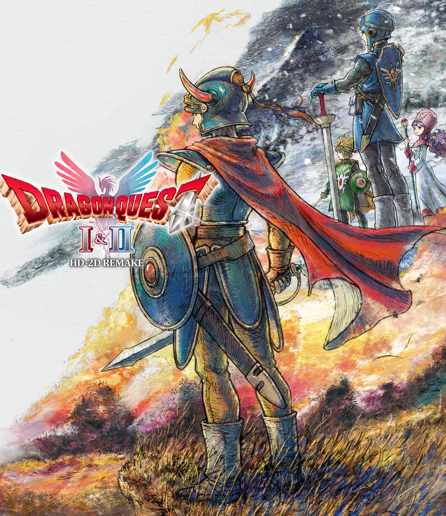 jaquette reduite de Dragon Quest I & II HD-2D Remake sur PC