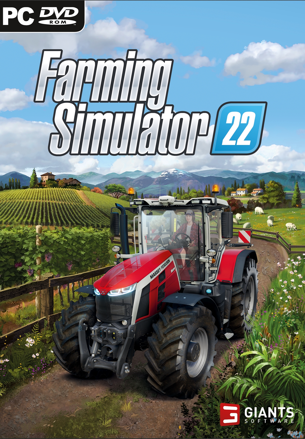 jaquette de Farming Simulator 22 sur PC