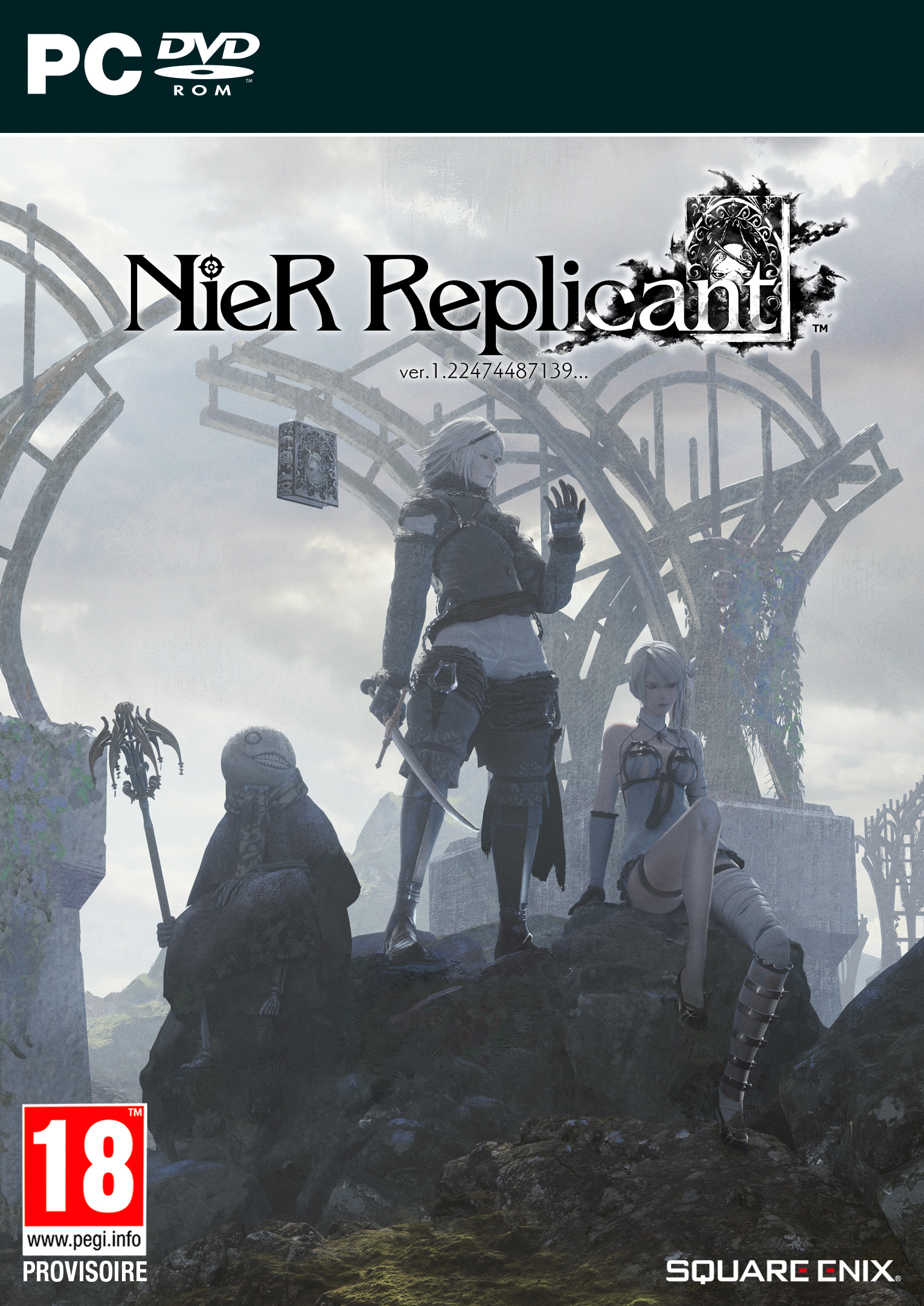 jaquette reduite de NieR Replicant ver.1.22474487139... sur PC