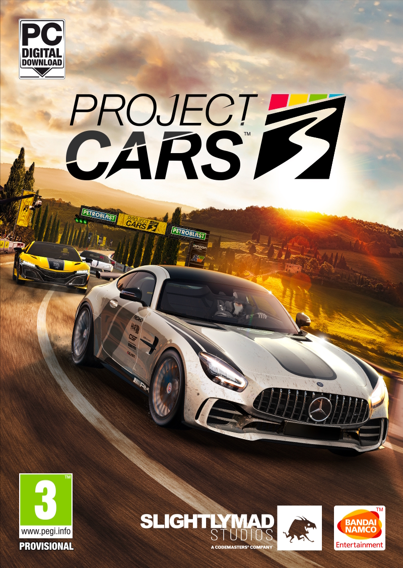 jaquette reduite de Project CARS 3 sur PC