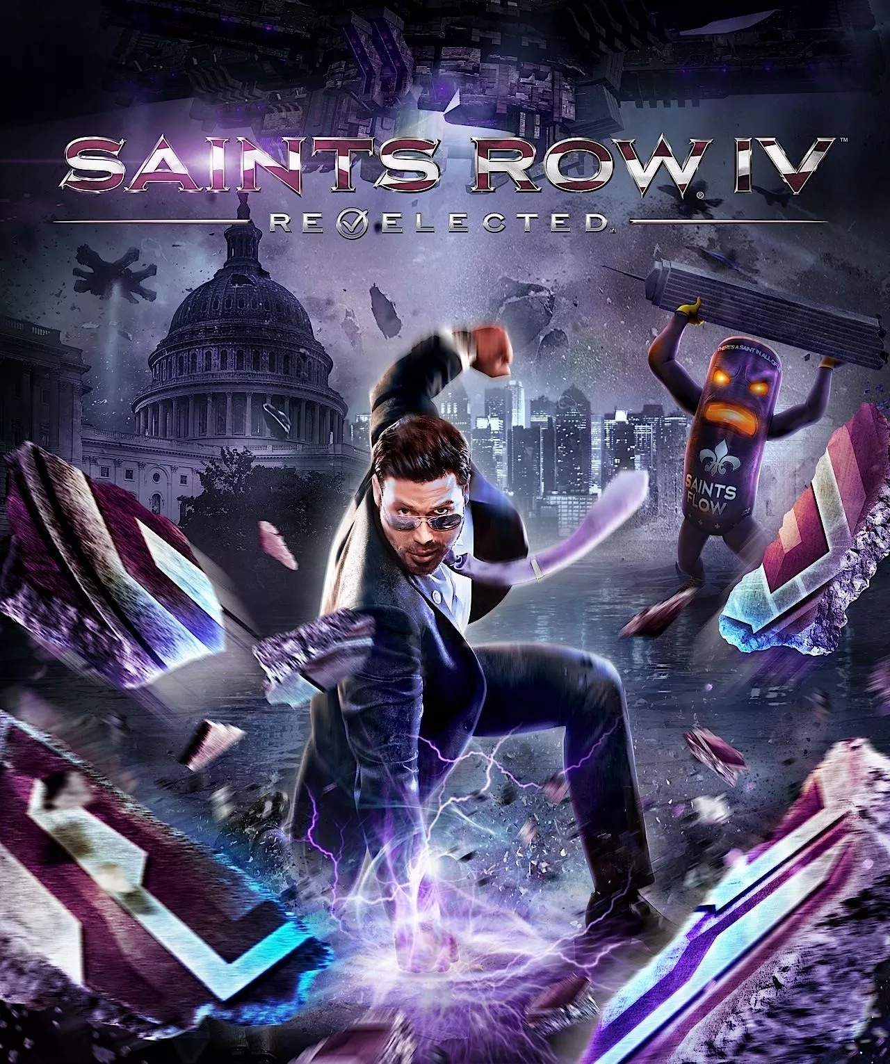 jaquette reduite de Saints Row IV: Re-Elected sur PC