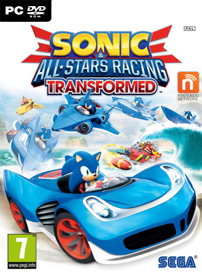 jaquette reduite de Sonic & All-Stars Racing Transformed sur PC