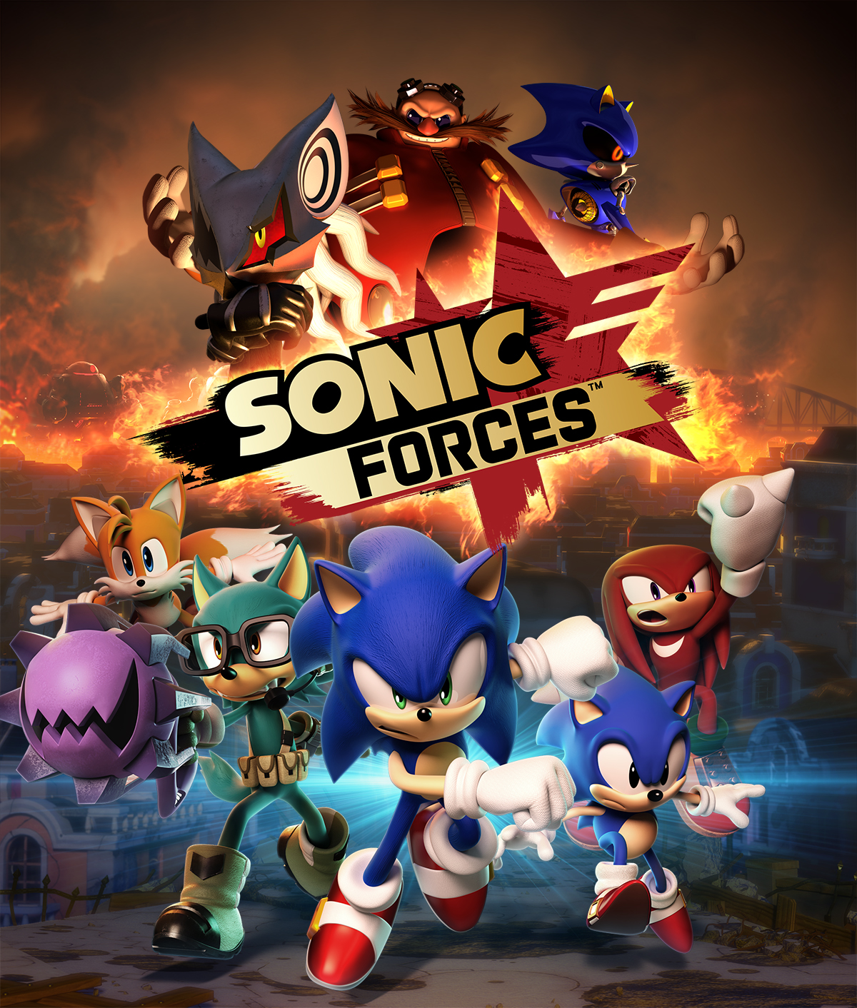 jaquette reduite de Sonic Forces sur PC