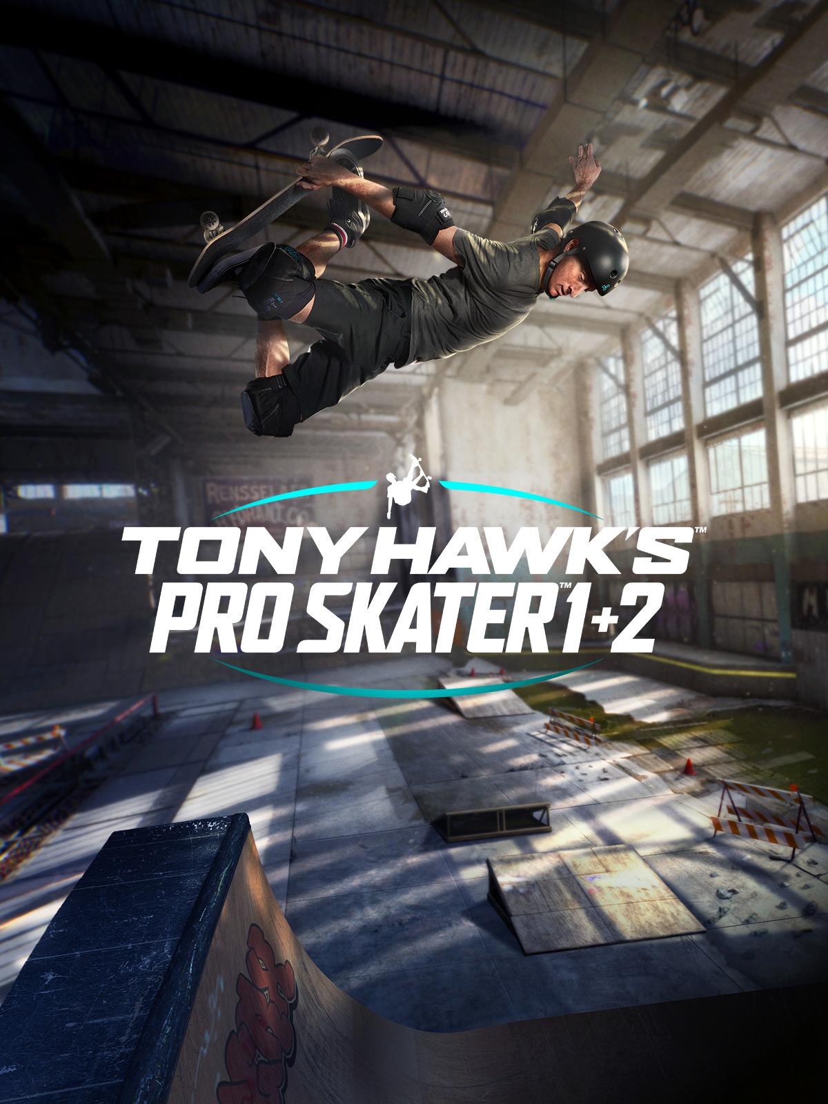 jaquette reduite de Tony Hawk's Pro Skater 1 + 2 sur PC