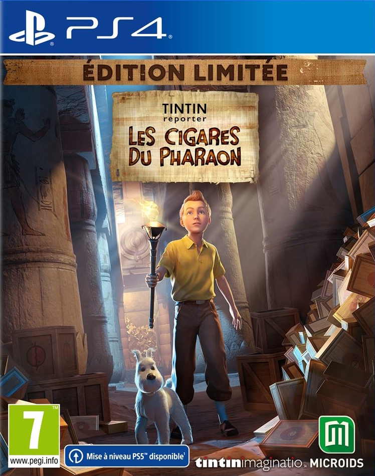 jaquette de Tintin Reporter: Les Cigares du Pharaon sur Playstation 4