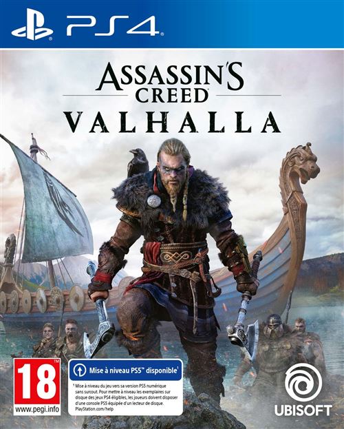 jaquette reduite de Assassin's Creed Valhalla sur Playstation 4