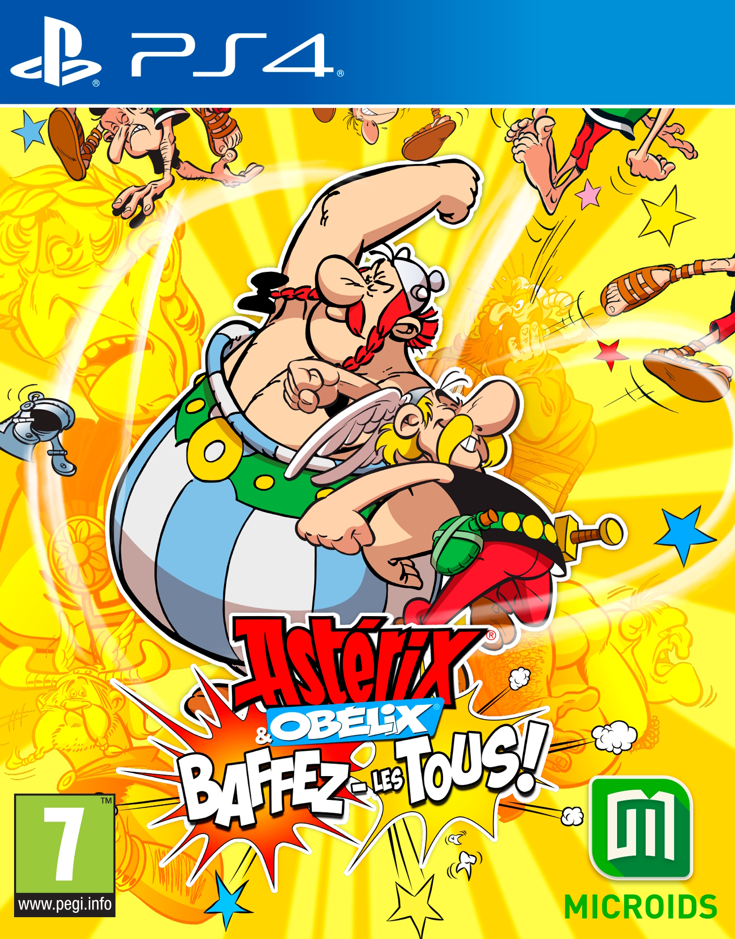 jaquette reduite de Astérix & Obélix: Baffez les Tous! sur Playstation 4