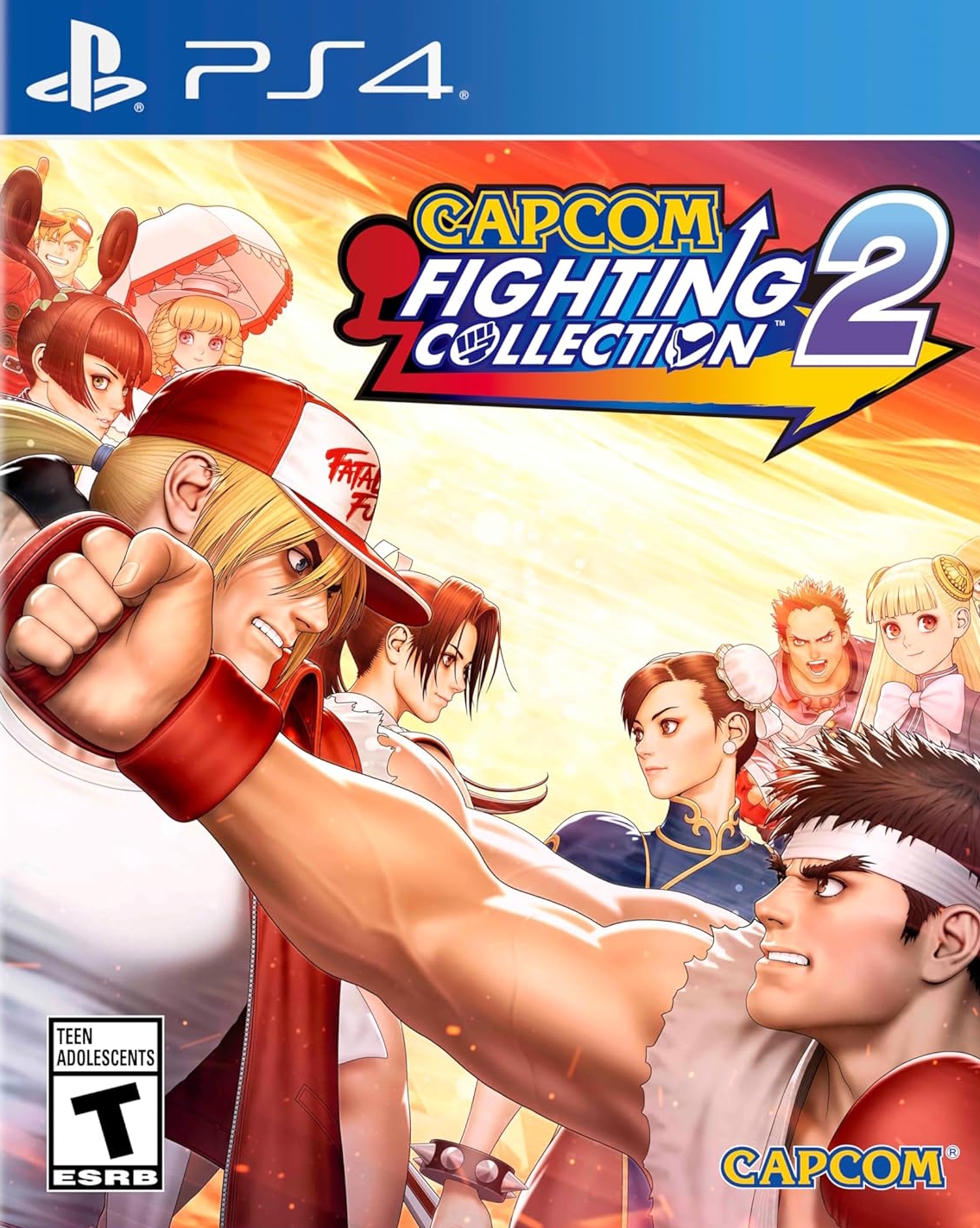 jaquette de Capcom Fighting Collection 2 sur Playstation 4