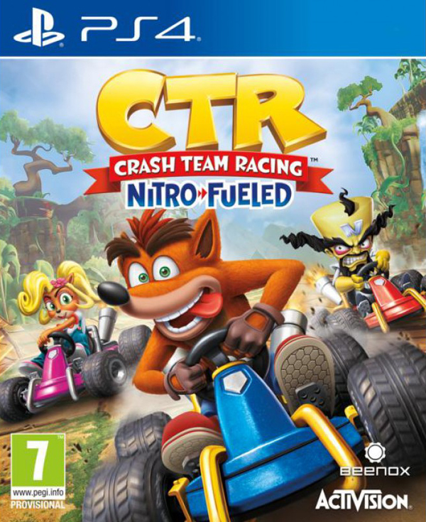 jaquette reduite de Crash Team Racing Nitro-Fueled sur Playstation 4