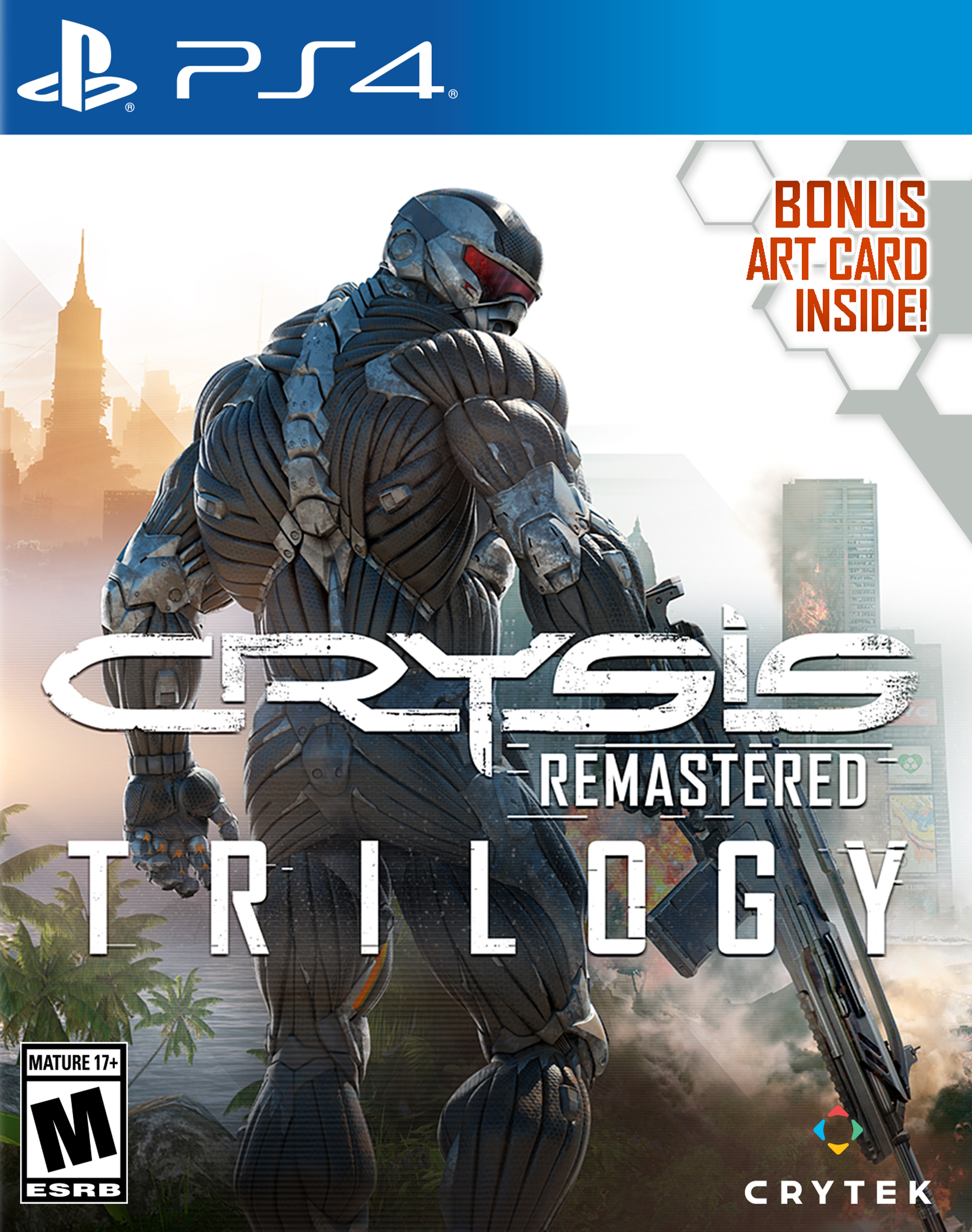 jaquette reduite de Crysis Remastered Trilogy sur Playstation 4