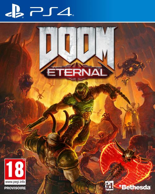 jaquette reduite de Doom Eternal sur Playstation 4