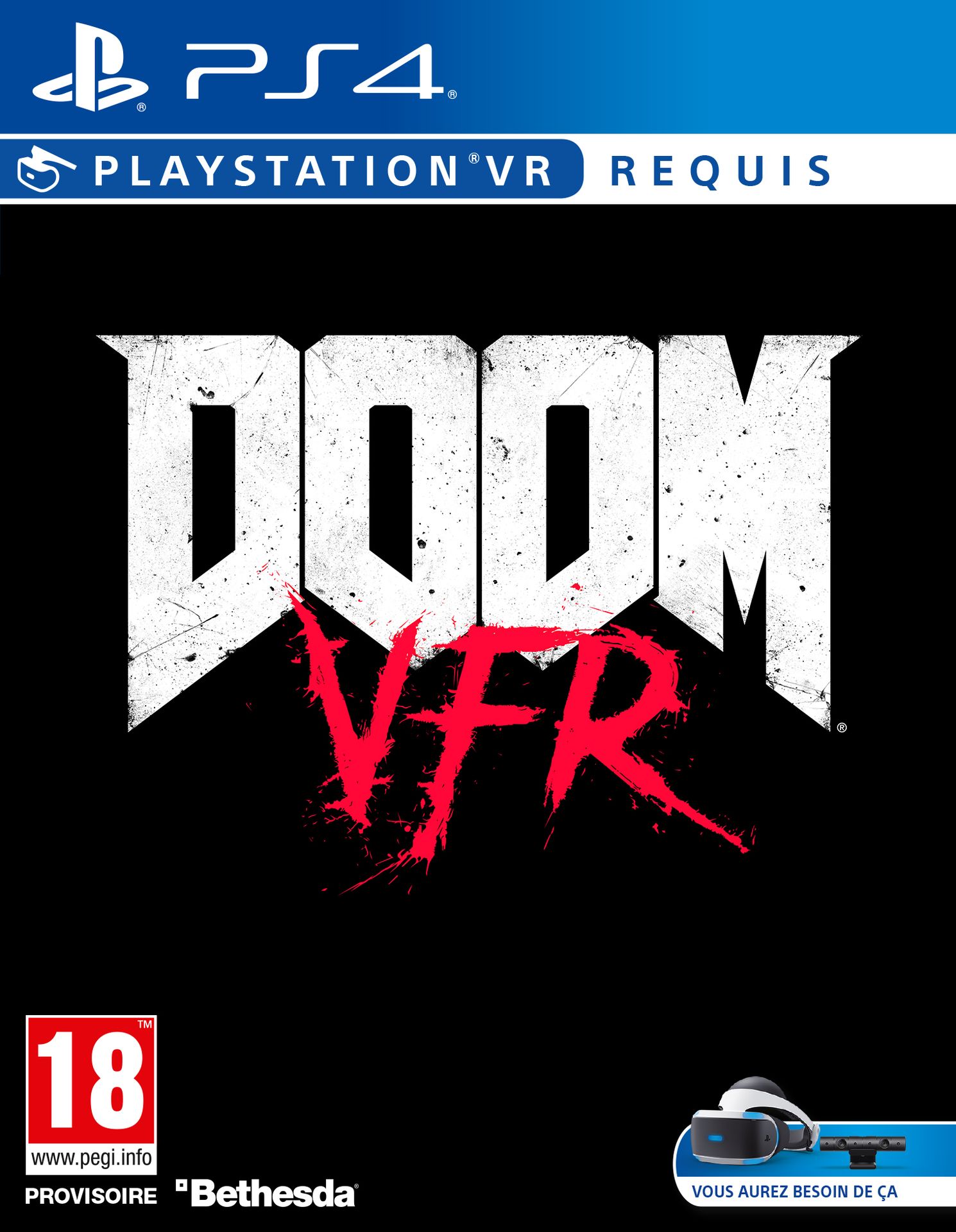 jaquette reduite de Doom VFR sur Playstation 4