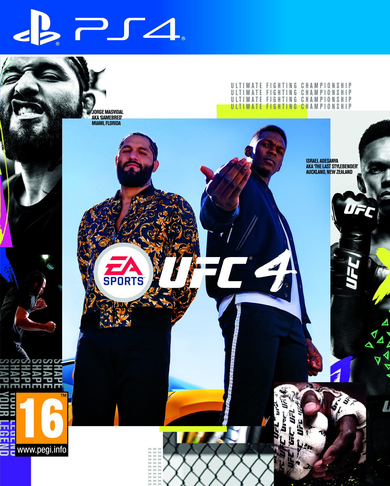 jaquette reduite de EA Sports UFC 4 sur Playstation 4
