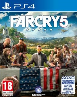 jaquette reduite de Far Cry 5 sur Playstation 4