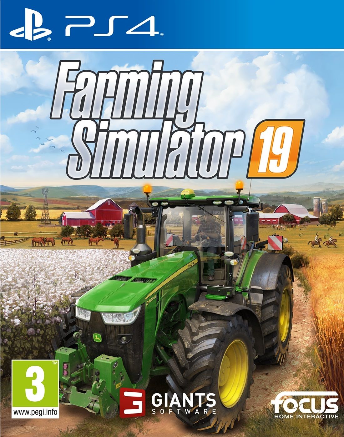 jaquette reduite de Farming Simulator 19 sur Playstation 4