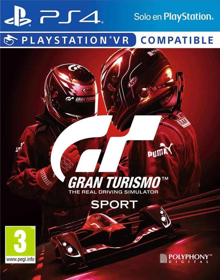 jaquette reduite de Gran Turismo Sport sur Playstation 4