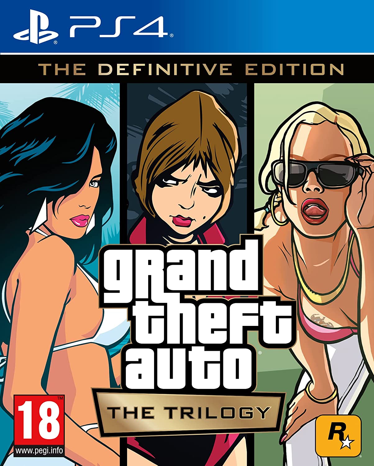 jaquette reduite de Grand Theft Auto: The Trilogy - The Definitive Edition sur Playstation 4