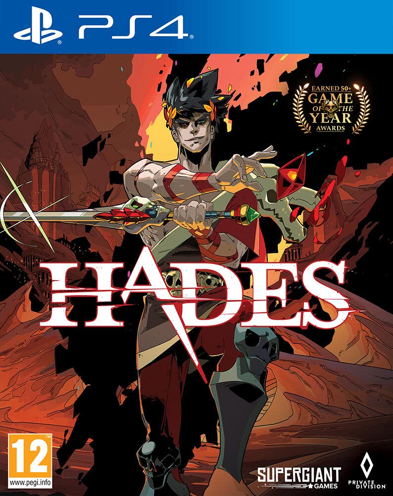 jaquette reduite de Hades sur Playstation 4