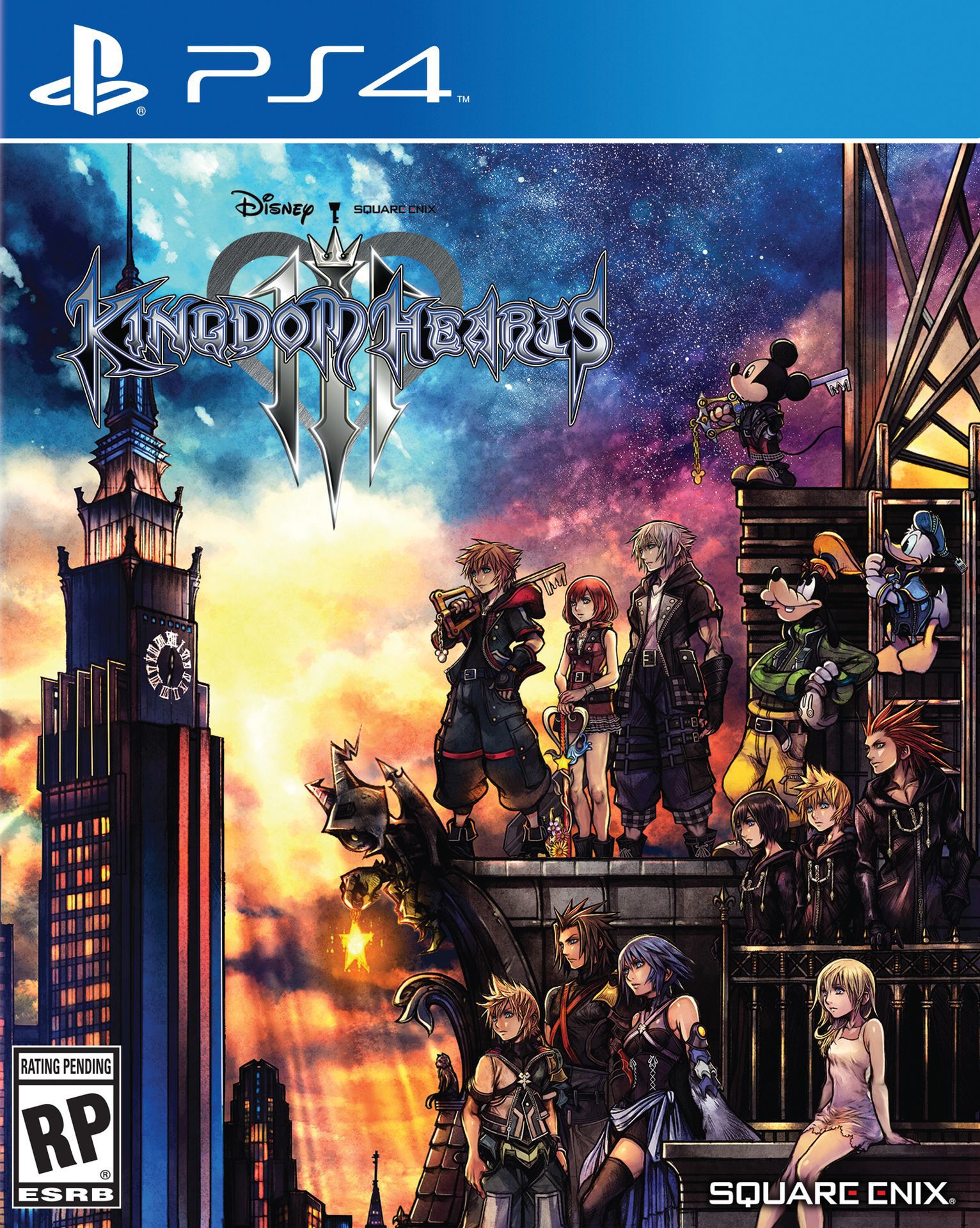 jaquette reduite de Kingdom Hearts III sur Playstation 4