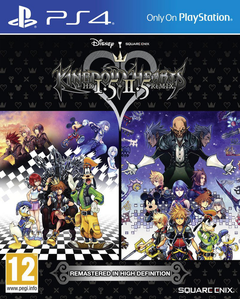 jaquette reduite de Kingdom Hearts HD 1.5 + 2.5 Remix sur Playstation 4