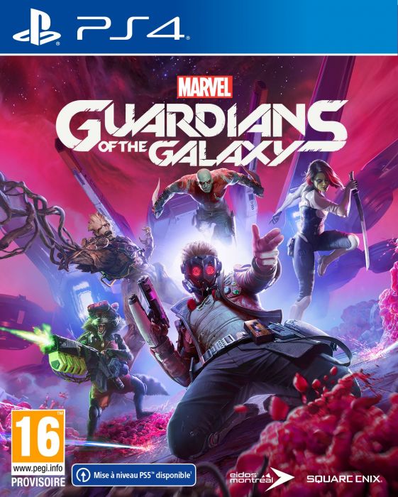 jaquette reduite de Marvel's Guardians of the Galaxy sur Playstation 4