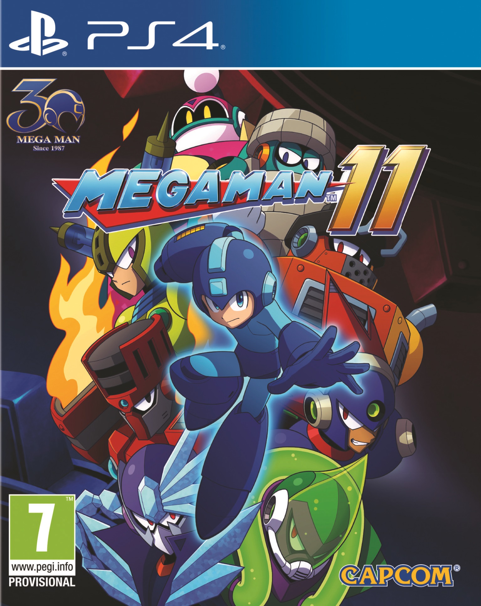jaquette reduite de Mega Man 11 sur Playstation 4