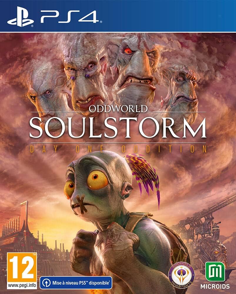 jaquette reduite de Oddworld: Soulstorm sur Playstation 4