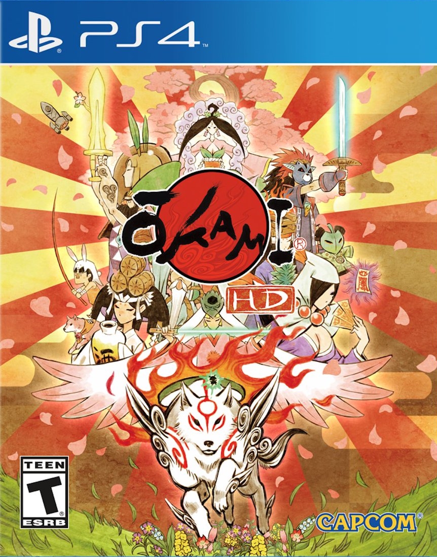 jaquette reduite de Okami HD sur Playstation 4