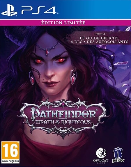 jaquette de Pathfinder: Wrath of the Righteous sur Playstation 4