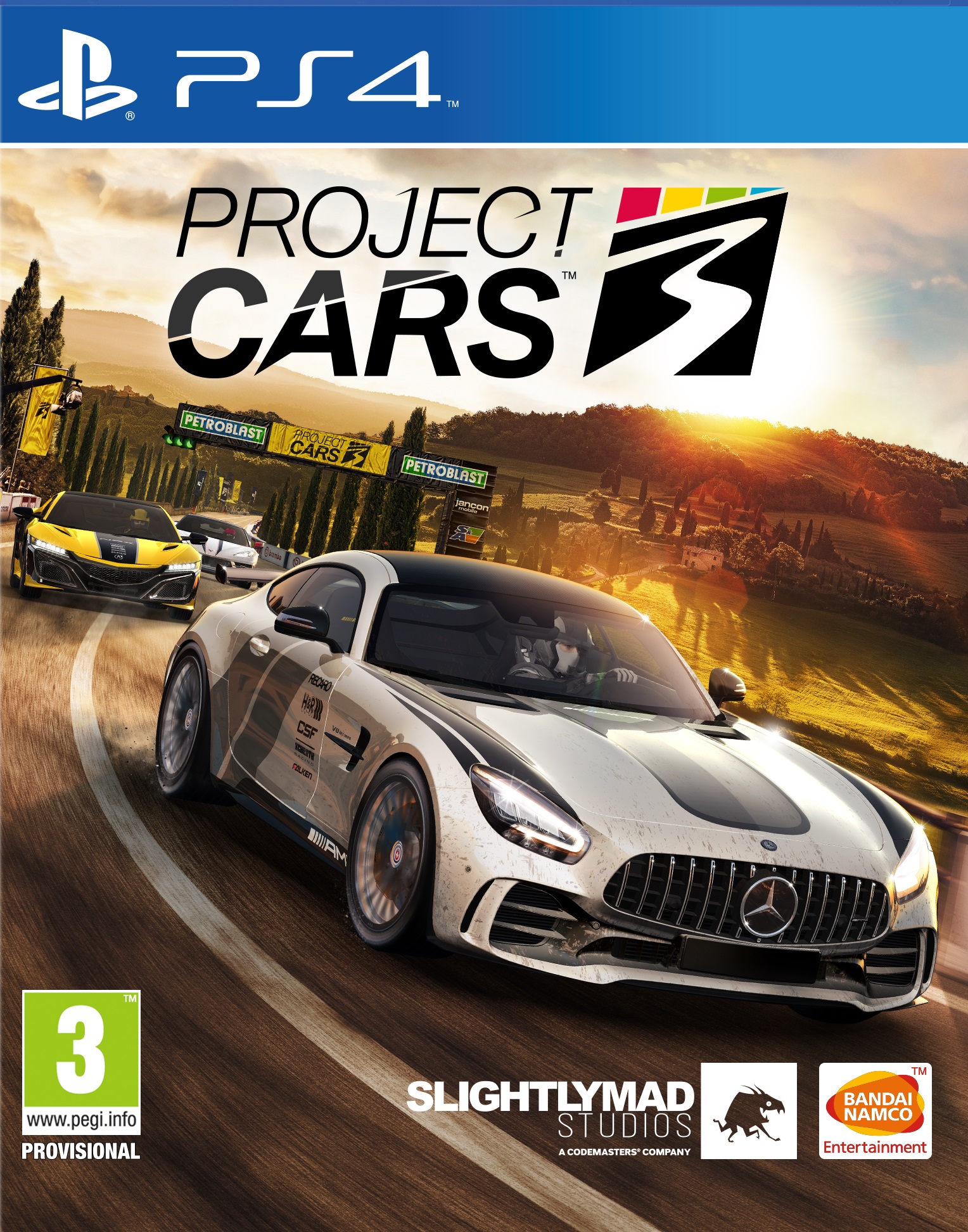 jaquette de Project CARS 3 sur Playstation 4