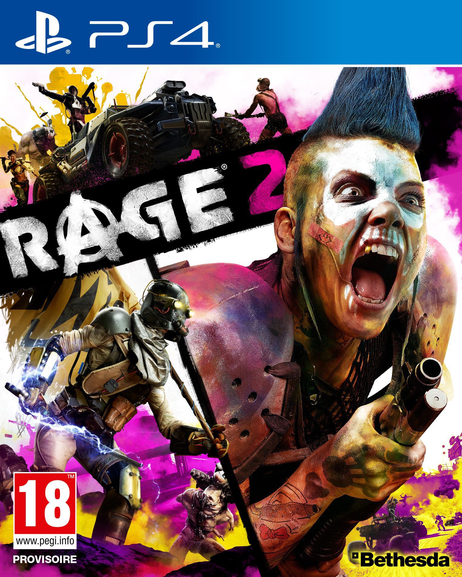 jaquette reduite de RAGE 2 sur Playstation 4